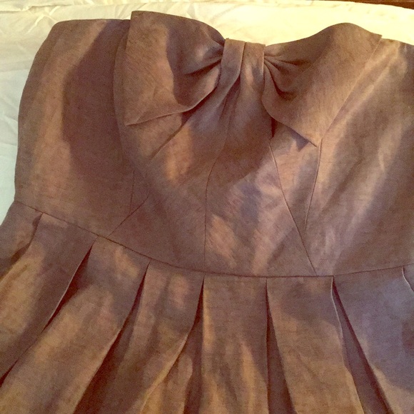 Strapless mini dress - Picture 1 of 8